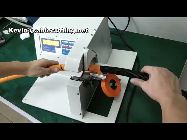 Automatische elektrische kabelboomvlechtmachine voor PVC-kabeltrekken en ankerwikkelingstape