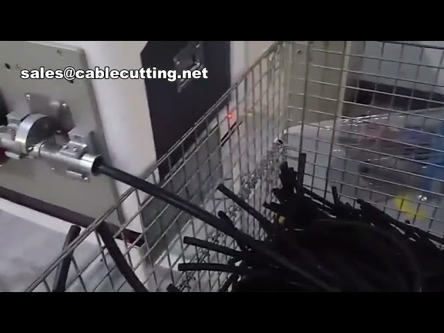 Automatische pijpsnijmachine voor krimpkous, wasbuis en staaldraad - Hoge snelheid & precisie