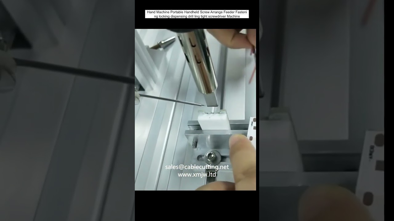 Draagbare handbediende schroeftoevoer- en vastzetmachine – efficiënt voor montage