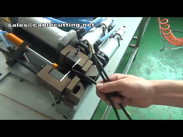 Kabelstripmachine in actie - Efficiënte industriële kabelstripper | Bekijk de kabelstriptool